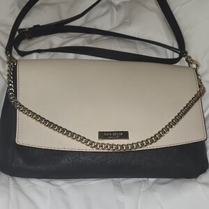 Kate Spade Two-Tone Black and Cream Crossbody Bag
